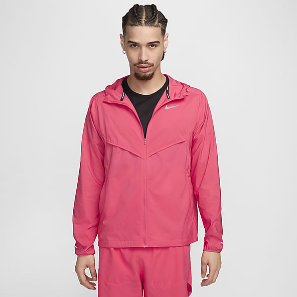 Nike pink running jacket shop